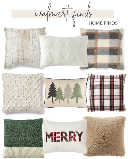 Holiday throw pillows from Walmart!

#holidaythrowpillows #walmartfinds #walmarthome #neutralthrowpillows 

Walmart home. Walmart home decor. Holiday throw pillows. Neutral throw pillows. Cozy throw pillows. Plaid throw pillow  

#LTKhome #LTKHoliday #LTKSeasonal