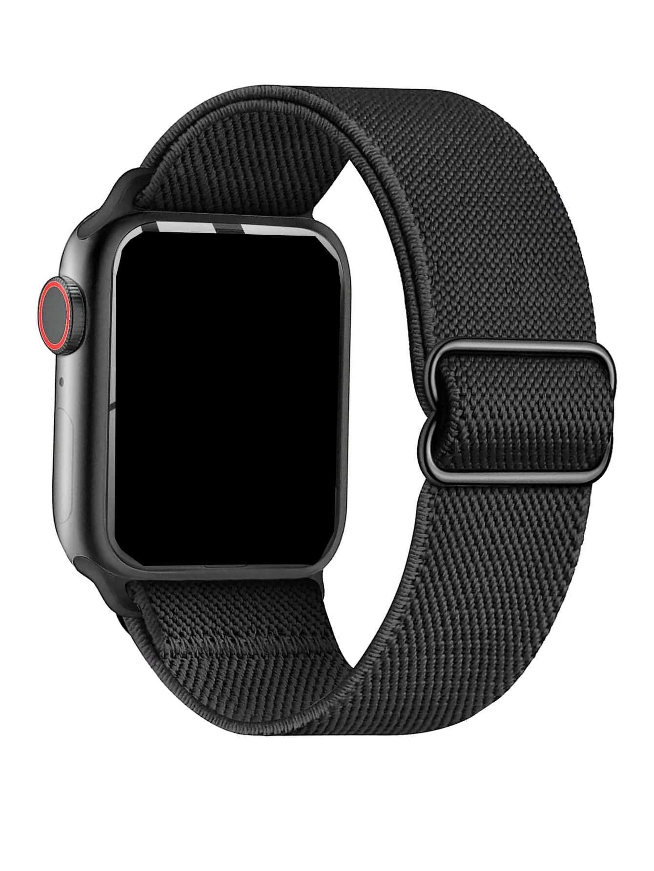 1pc Black Colors Elastic Loop Compatible With Apple Watch Band 38mm40mm41mm 42mm44mm45mm49mm Adju... | SHEIN