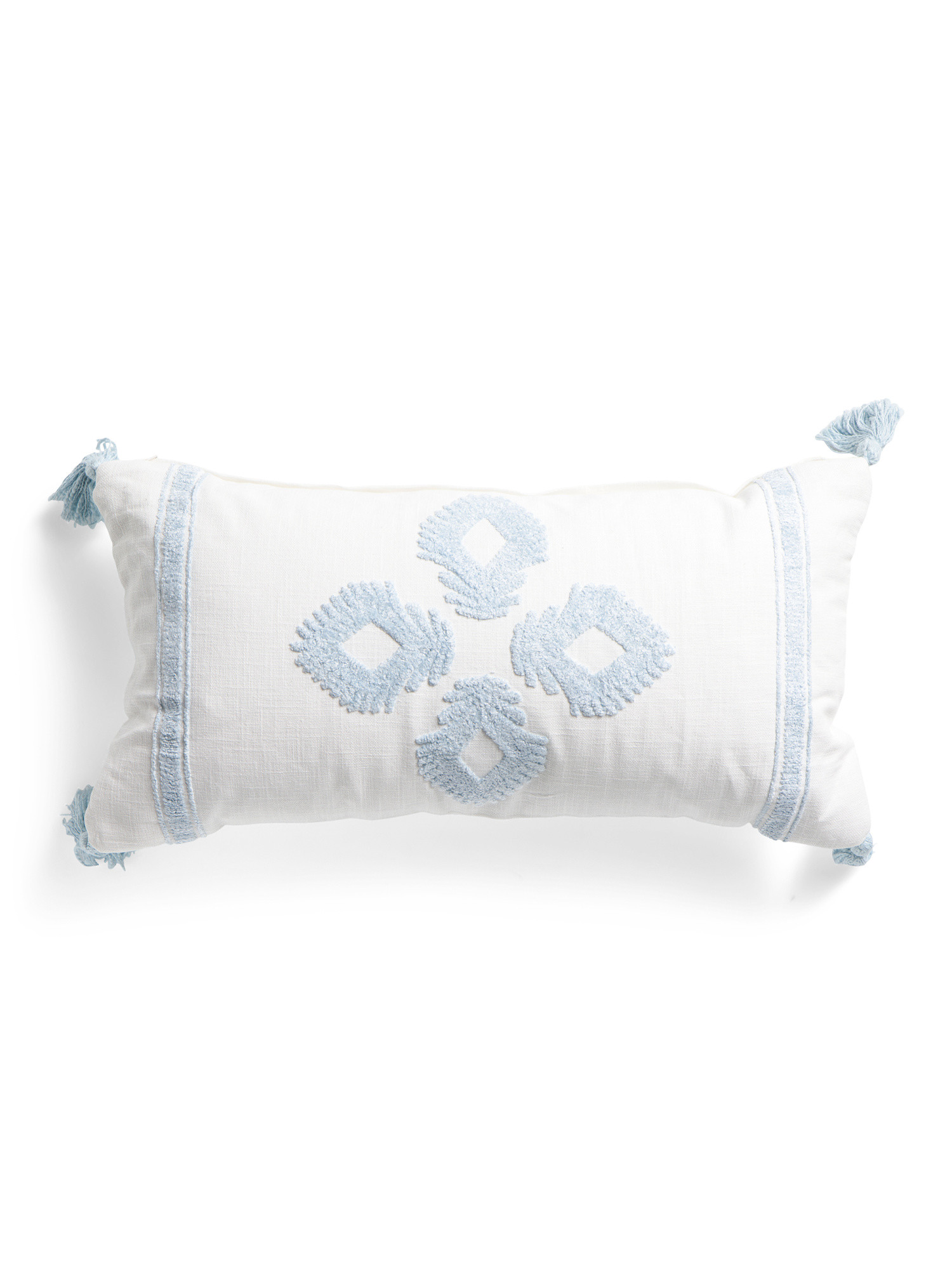 14x26 Embroidered Pillow With Tassels | Home | Marshalls | Marshalls