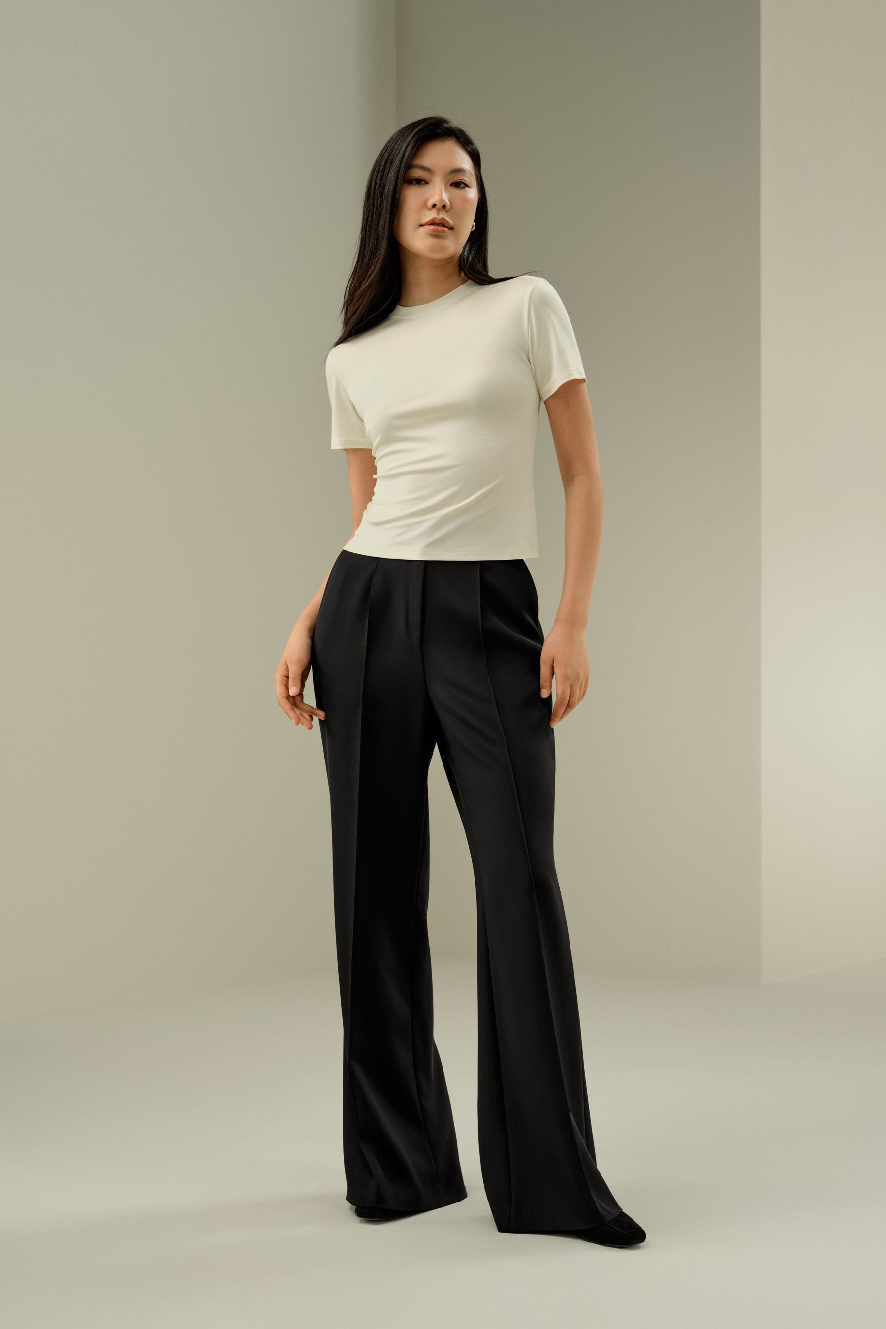 Maglietta in Jersey di Seta con Taglia Snella | LilySilk