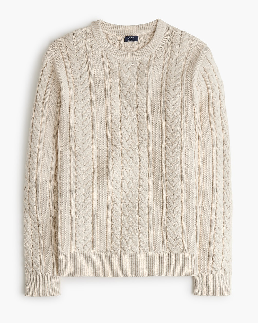 top rated5.0Summary of 10 reviewsFisherman cable crewneck sweaterComparable value:$148.00Your pri... | J.Crew Factory