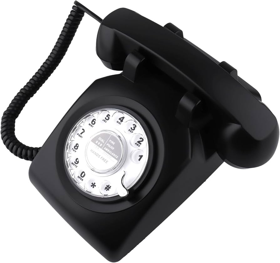 Retro Telephone, Classic Landline Telephone Vintage Old Fashioned Corded Telephone with Redial Fu... | Amazon (US)