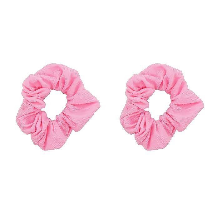 Set of 2 Solid Scrunchies (Light Pink) | Amazon (US)