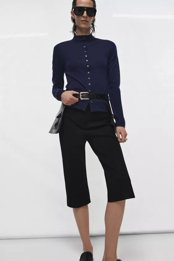 100% LEATHER SKIRT BELT WITH POCKETS | Zara Canada