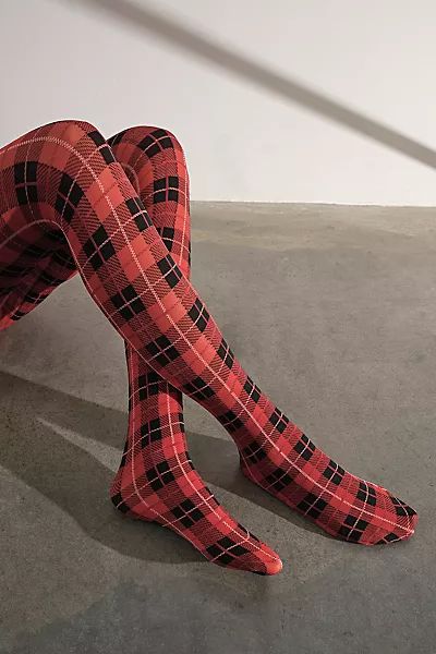 London Plaid Tights | Free People (Global - UK&FR Excluded)