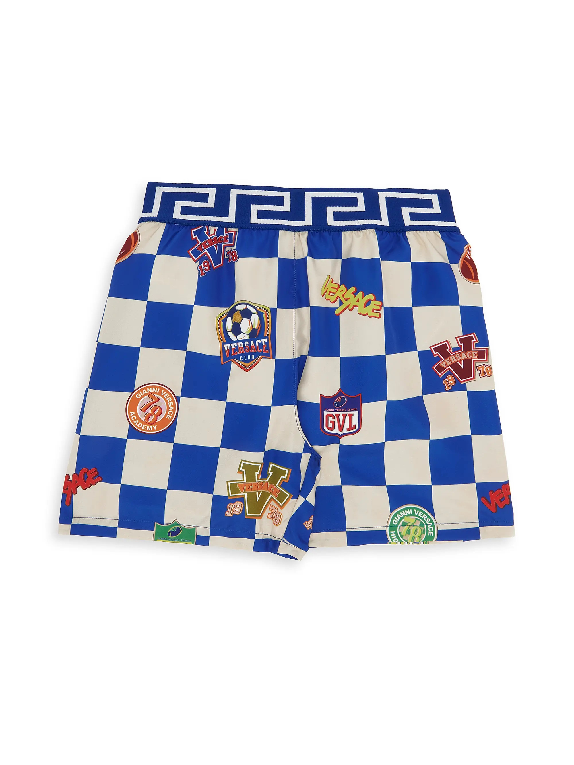 Boy's Varsity Check Swim Trunks | Saks Fifth Avenue