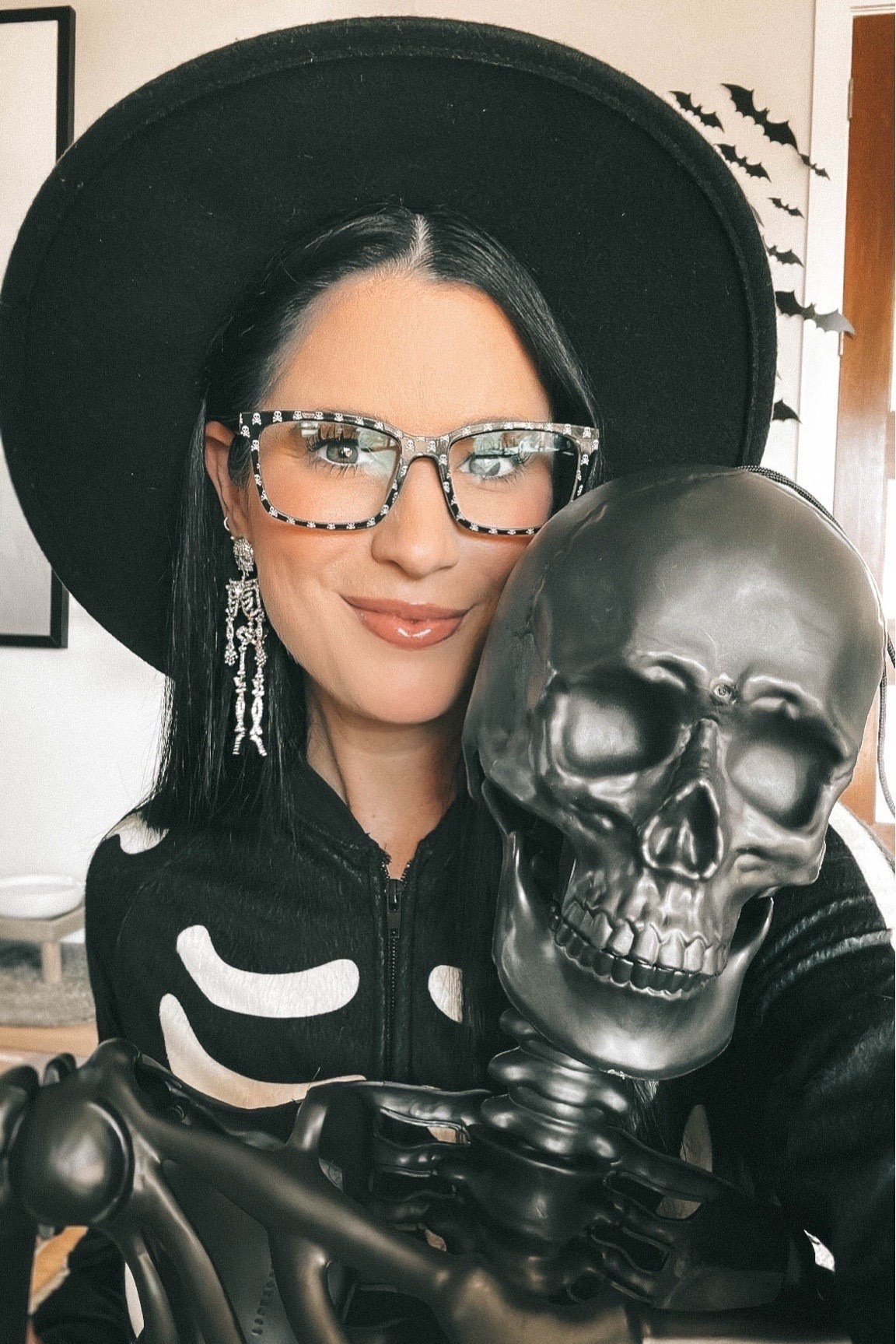 My baublebar skeleton earrings are on sale for $15 from $44 today only!! 

My pair eyewear top frames are 15% off with code DTKAUSTIN15.
