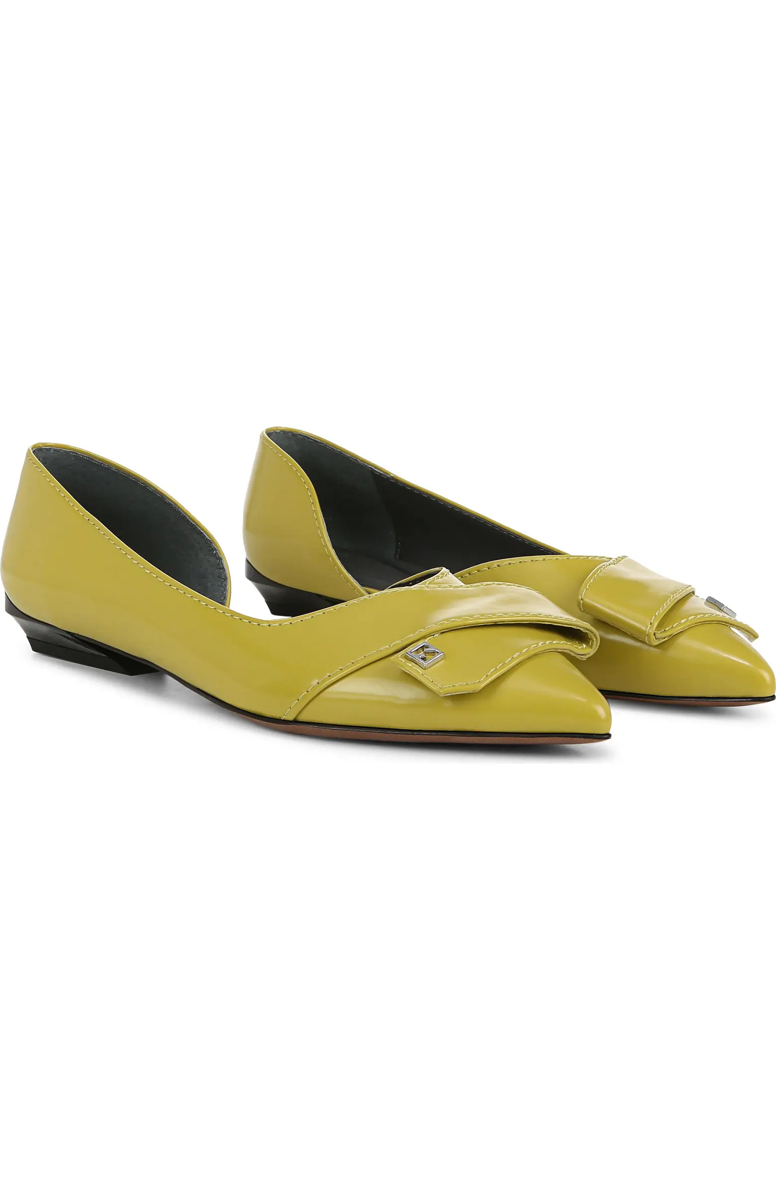 SARTO by Franco Sarto Elisha Half d'Orsay Pointed Toe Flat (Women) | Nordstrom | Nordstrom