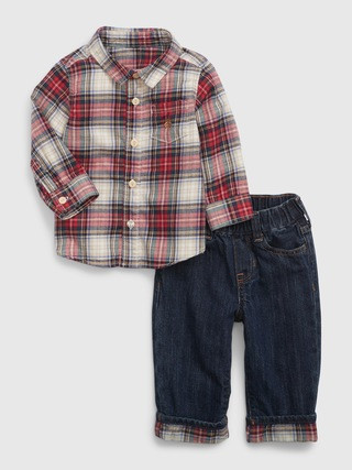 Baby Flannel Outfit Set | Gap (US)