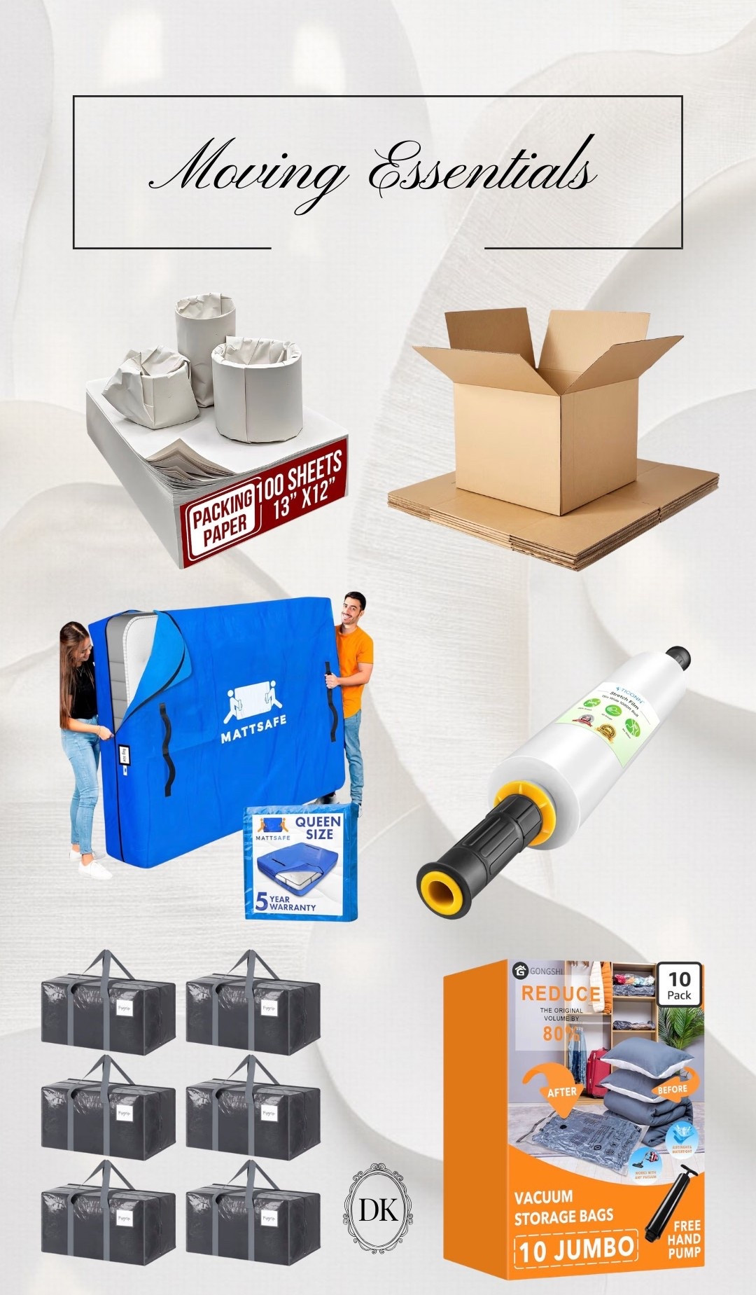 Amazon Finds for an Organized, Stress-Free Move! 🤍🔗 #ltkhome #ltkfinds #amazonfinds #movingessentials #firstapartment #apartmentdecor #homeorganization 

#LTKSaleAlert #LTKHome #LTKTravel