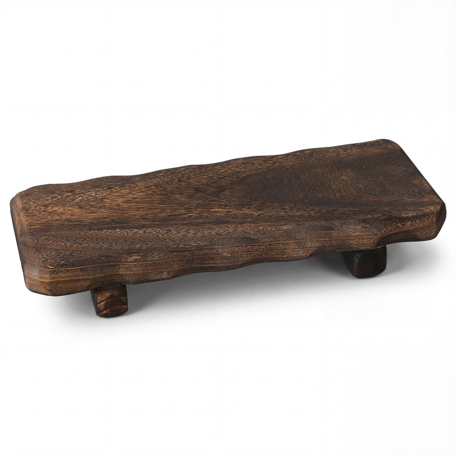 Briwooody 22 x 9 Inch Large Decorative Found Wood Board Farmhouse Wood Riser Pedestal Stand for K... | Amazon (US)