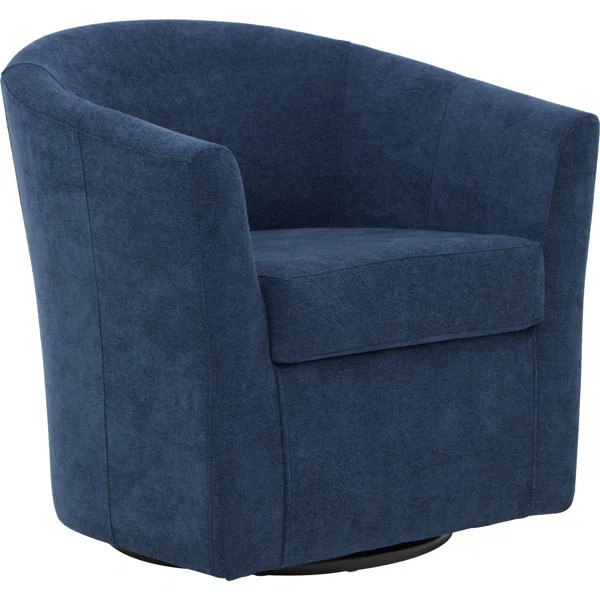 Hansell Upholstered Swivel Barrel Chair | Wayfair North America