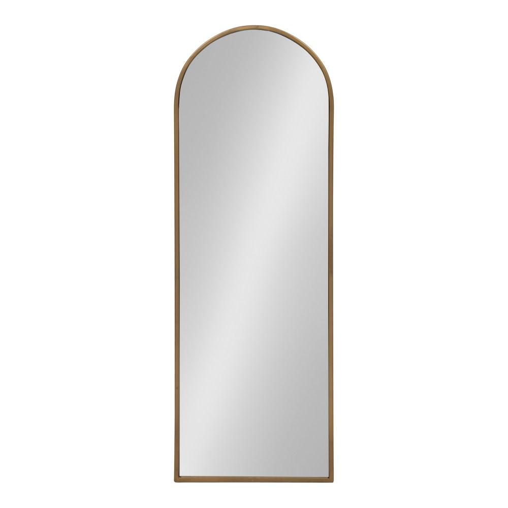Kate and Laurel Valenti Arch Gold Wall Mirror | The Home Depot