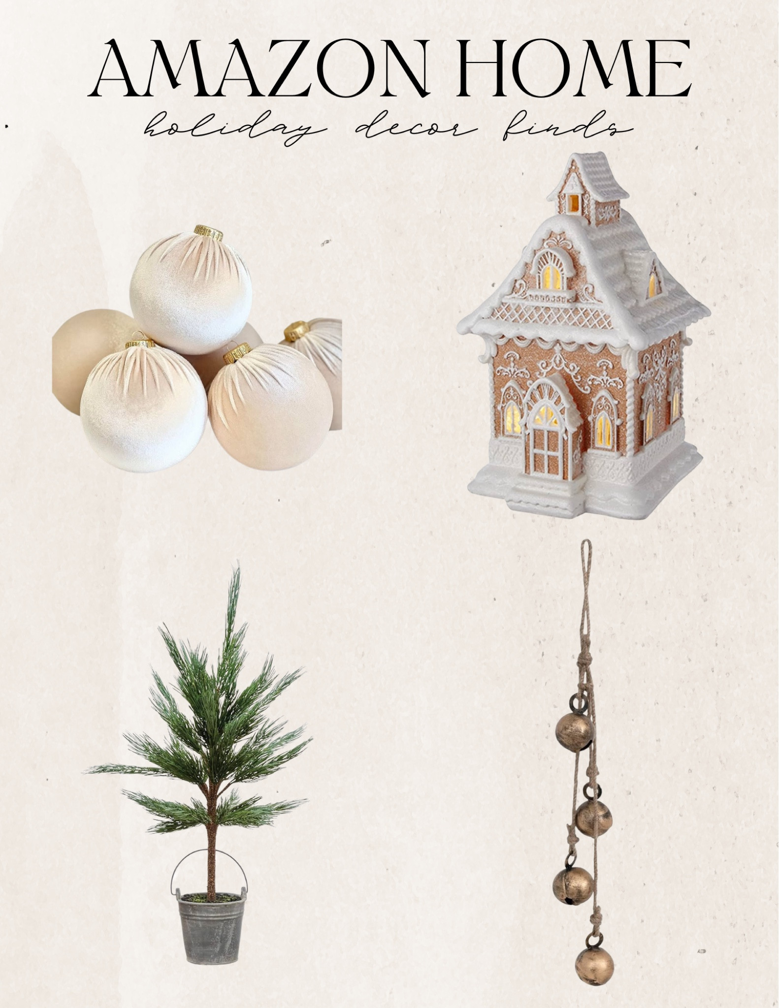 Holiday home decor finds on amazon. 

#LTKSeasonal #LTKHoliday #LTKGiftGuide