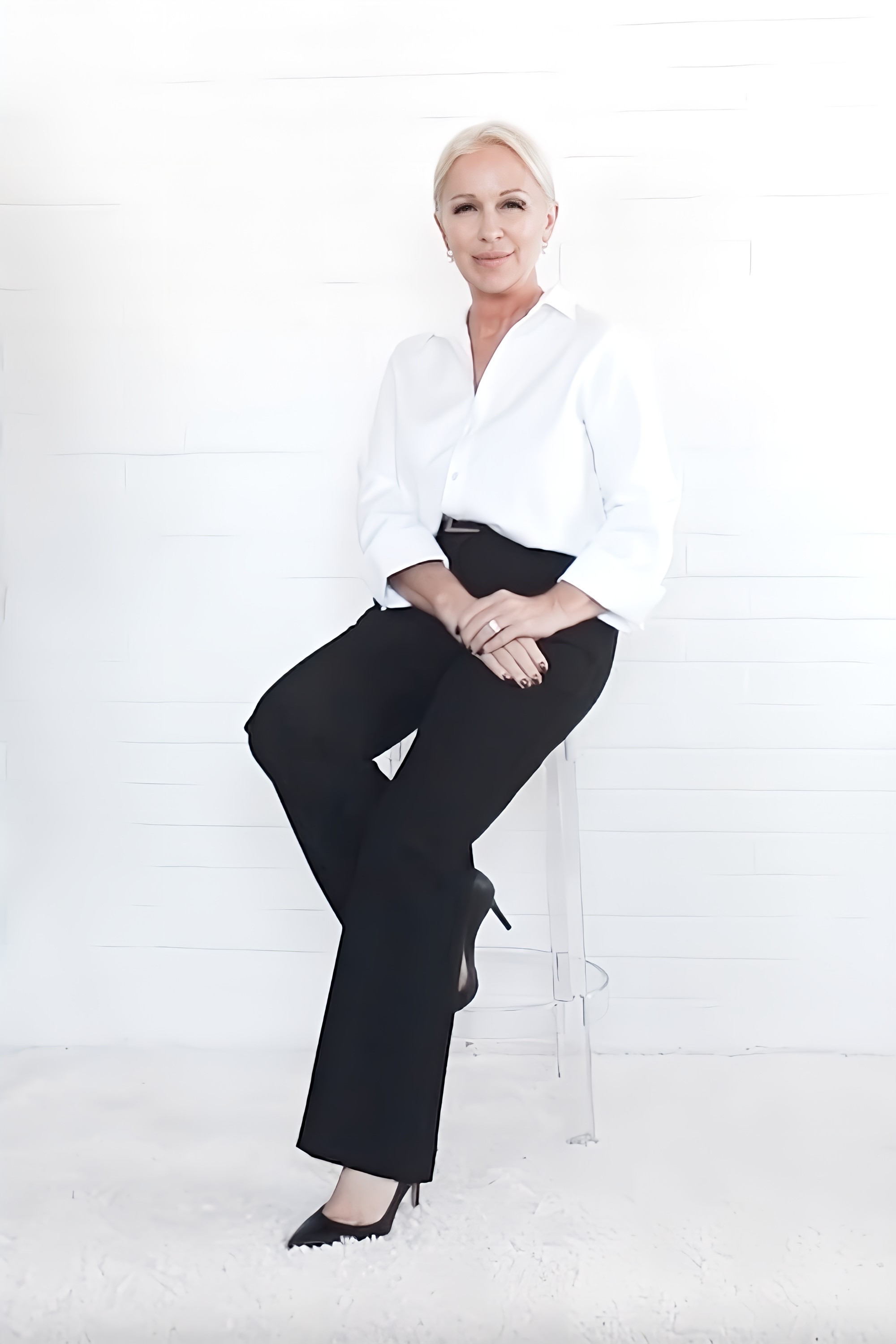 Nothing like a classic crisp white button up shirt and black trousers for a timeless office outfit, workwear outfit.

#LTKWorkwear #LTKOver40 #LTKShoeCrush