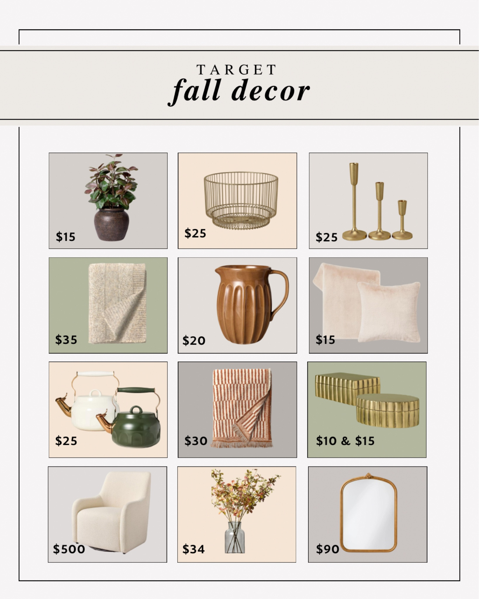 Favorite fall finds from Target 

#LTKSeasonal #LTKHome