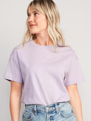 Vintage Slub-Knit T-Shirt for Women | Old Navy (US)