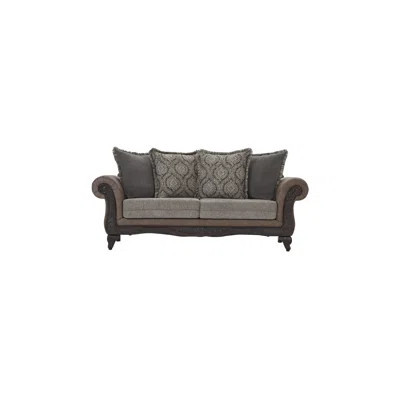 7910 Upholstered Sofa With Reversible Cushions, Perle Coco | Wayfair North America