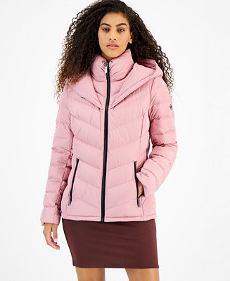 Michael Kors Women's Hooded Down Puffer Coat, Created for Macy's & Reviews - Coats & Jackets - Wo... | Macys (US)