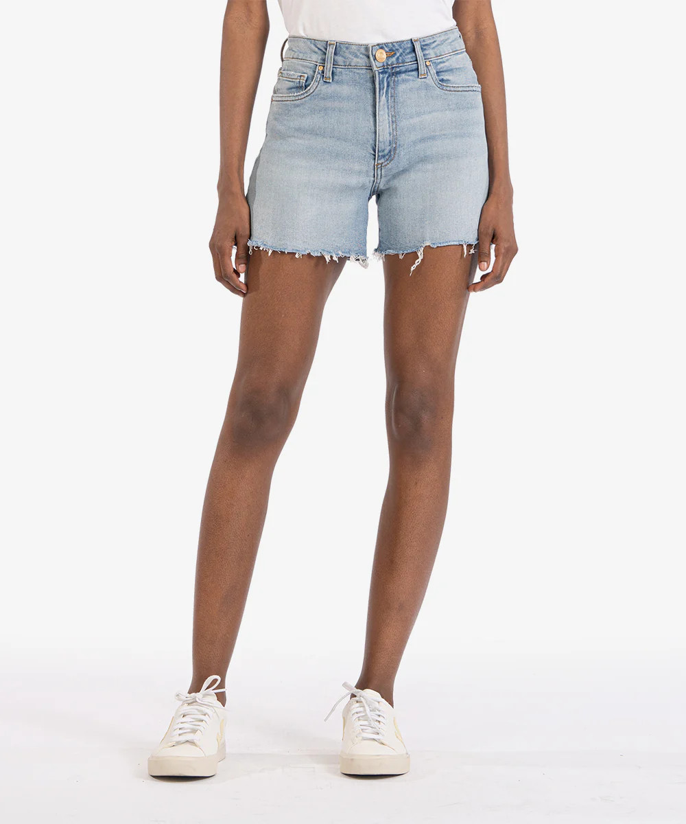 Jane High Rise Long Short (Keen Wash) - Kut from the Kloth | Kut From Kloth