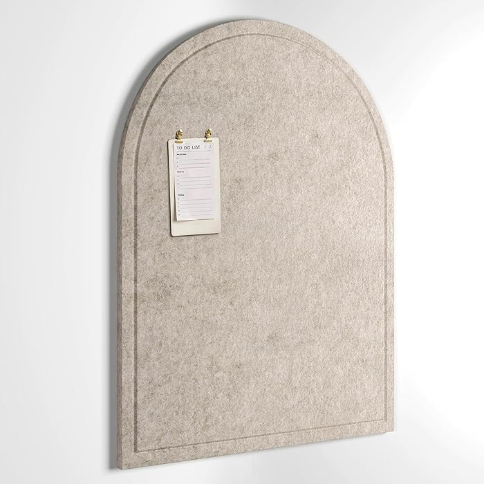 Orelle Arch Felt Bulletin Board | Foldable Peel and Stick Felt Board for Wall | Alternative Cork ... | Amazon (US)