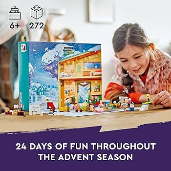 LEGO Friends Advent Calendar 2024 for Kids - Christmas Advent Calendar W/Mini Builds & 5 Minifigu... | Amazon (US)