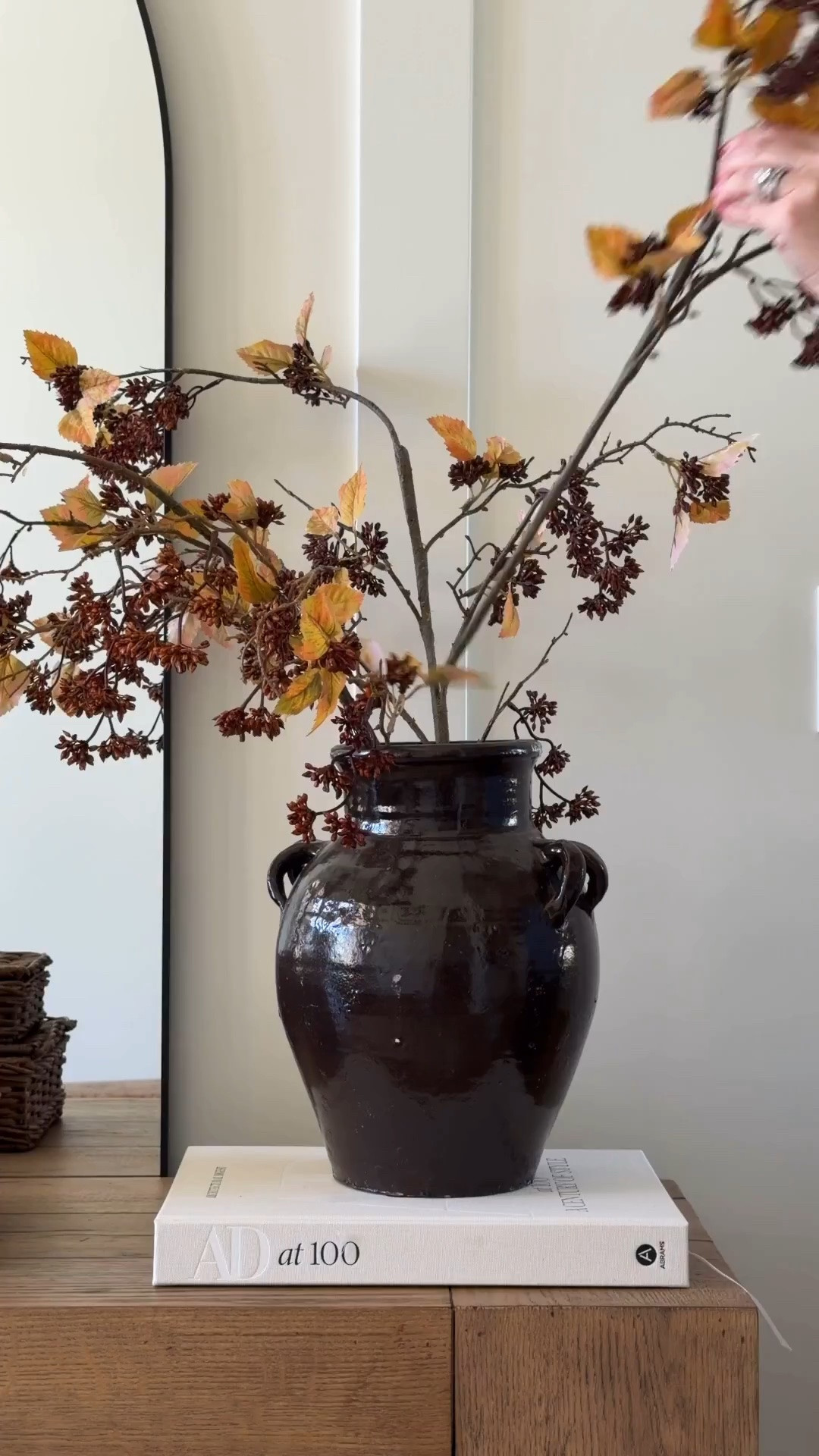 The texture on these stems is everything! Great quality, affordable, and the perfect color for fall 🤎 I used 3 stems here!

#LTKHome #LTKSeasonal