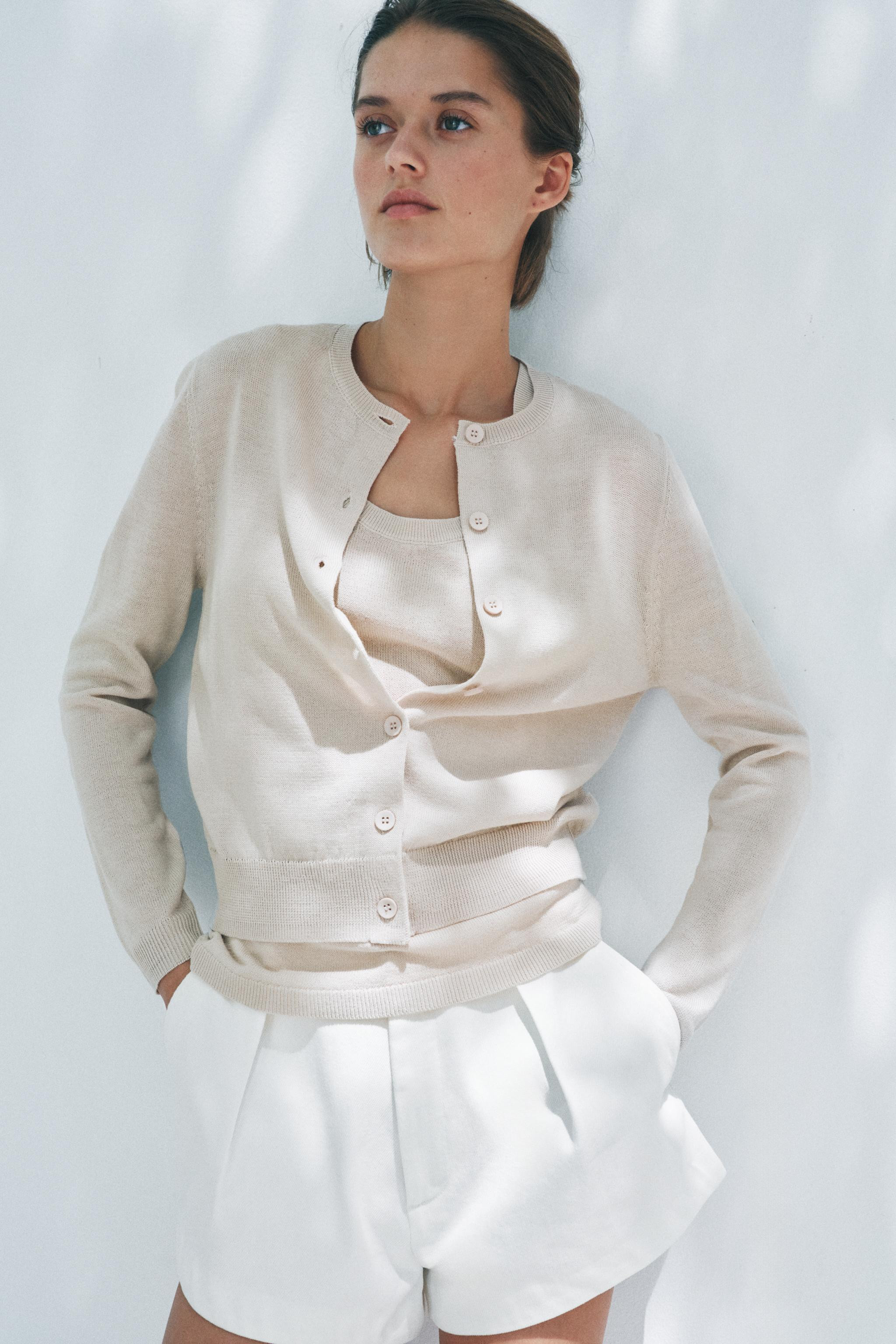 PLAIN KNIT WOOL JACKET | Zara US