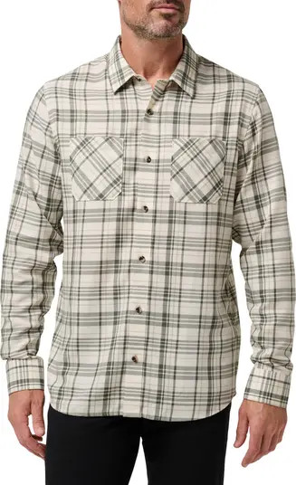 Cloud Plaid Flannel Button-Up Shirt | Nordstrom