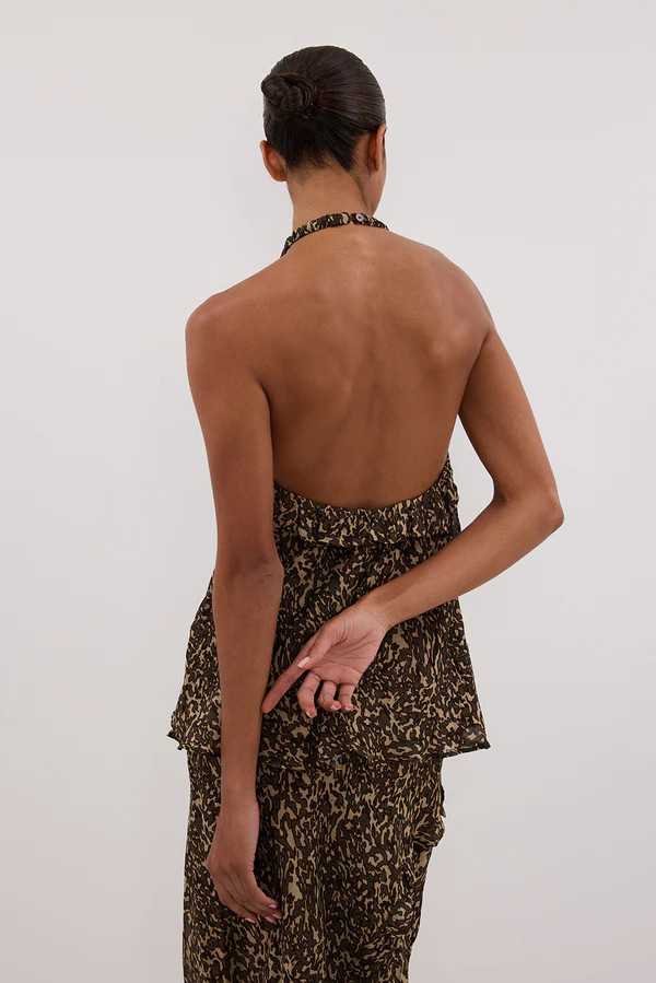 MARVILLA CHOC HALTER TOP | DISSH