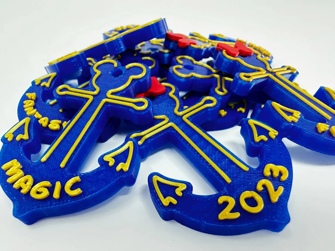 Mouse Ear Anchor Keychain - Etsy | Etsy (US)