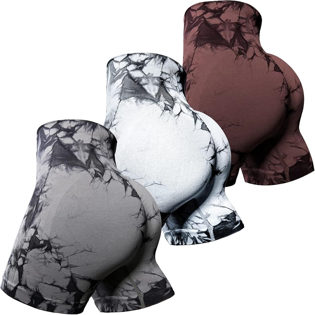 OVESPORT Workout Shorts for Women Scrunch Butt Lifting High Waisted Yoga Gym Seamless Booty Biker... | Amazon (US)