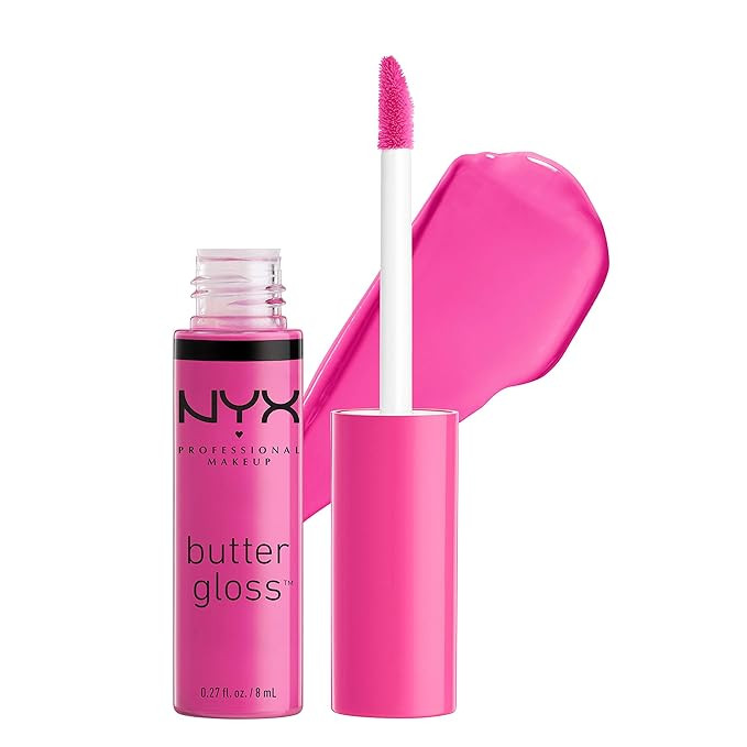 NYX PROFESSIONAL MAKEUP Butter Gloss, Non-Sticky Lip Gloss - Vanilla Cream Pie (Mauve) | Amazon (US)
