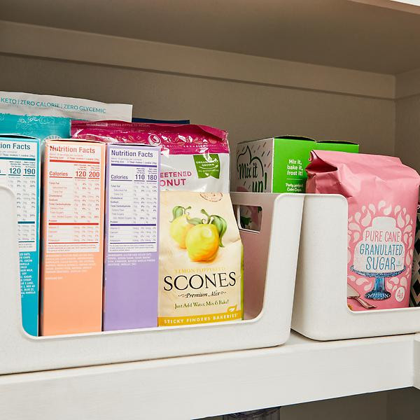 Rosanna Pansino x iDesign Coconut Open Front Bin | The Container Store