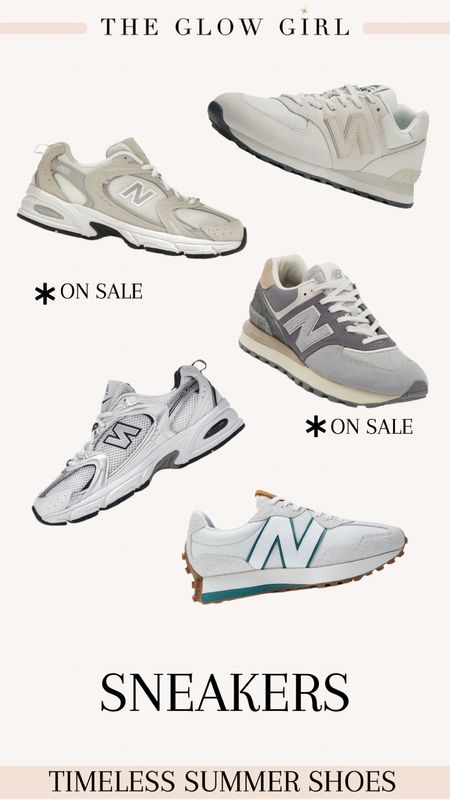 My Timeless Summer Shoe Edit 👡 
These classic shoe styles withstand the test of time—
Why these styles? #GlowGirlCertified
✨Sneakers look great with everything these days including dresses! They offer comfort with a laidback, cool-girl vibe!

#shoetrends #salealert #sneakers  #nordstromsale #newbalance  

#LTKxNSale #LTKshoecrush #LTKsalealert