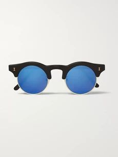 Corsica Acetate and Metal Mirrored Sunglasses | Mr Porter Global