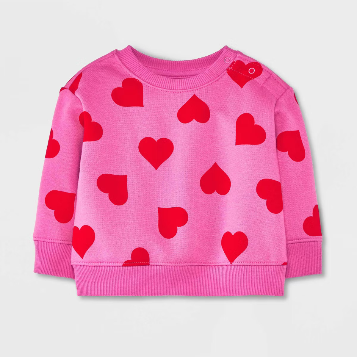 Baby Fleece Pullover - Cat & Jack™ Pink | Target