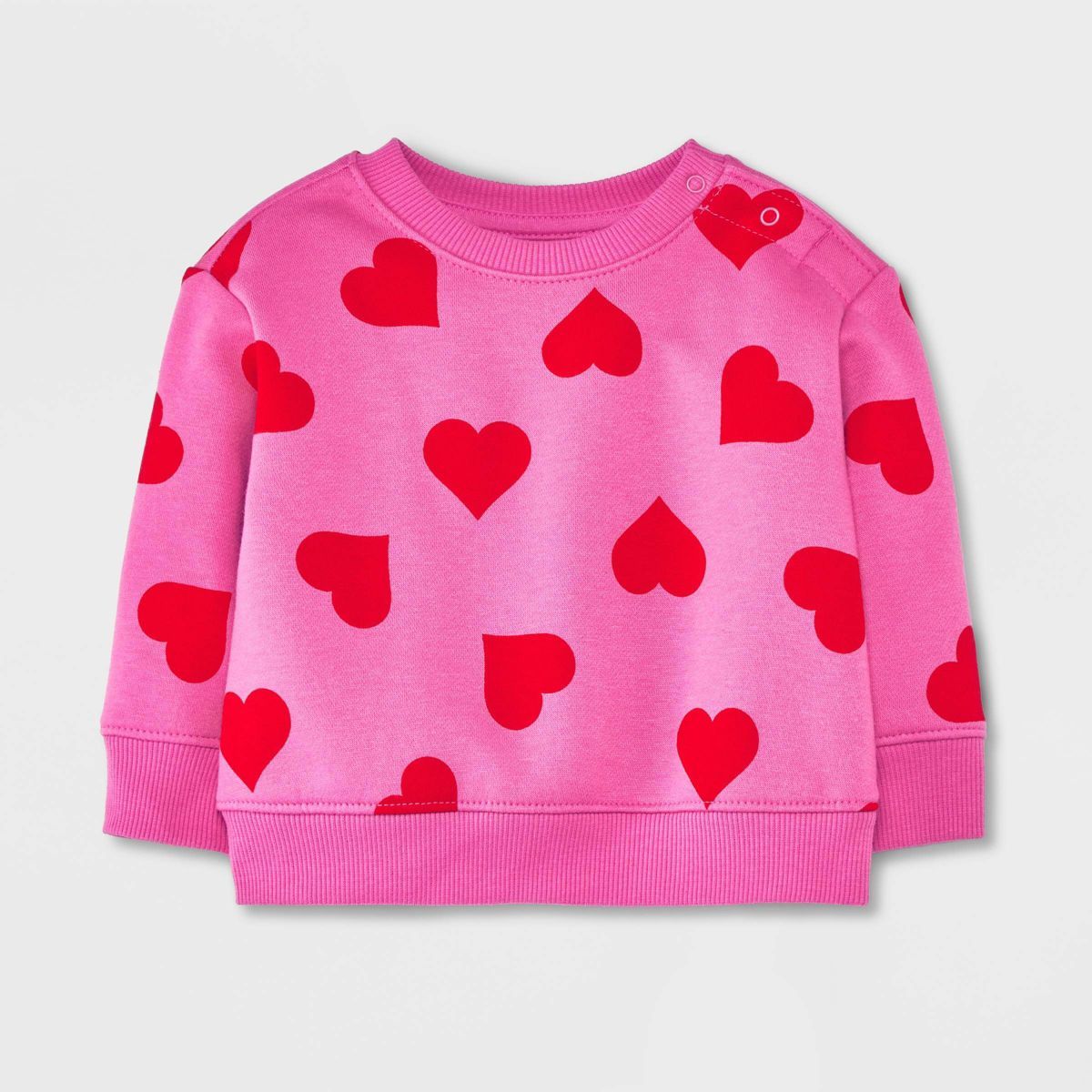 Baby Fleece Pullover - Cat & Jack™ Pink | Target