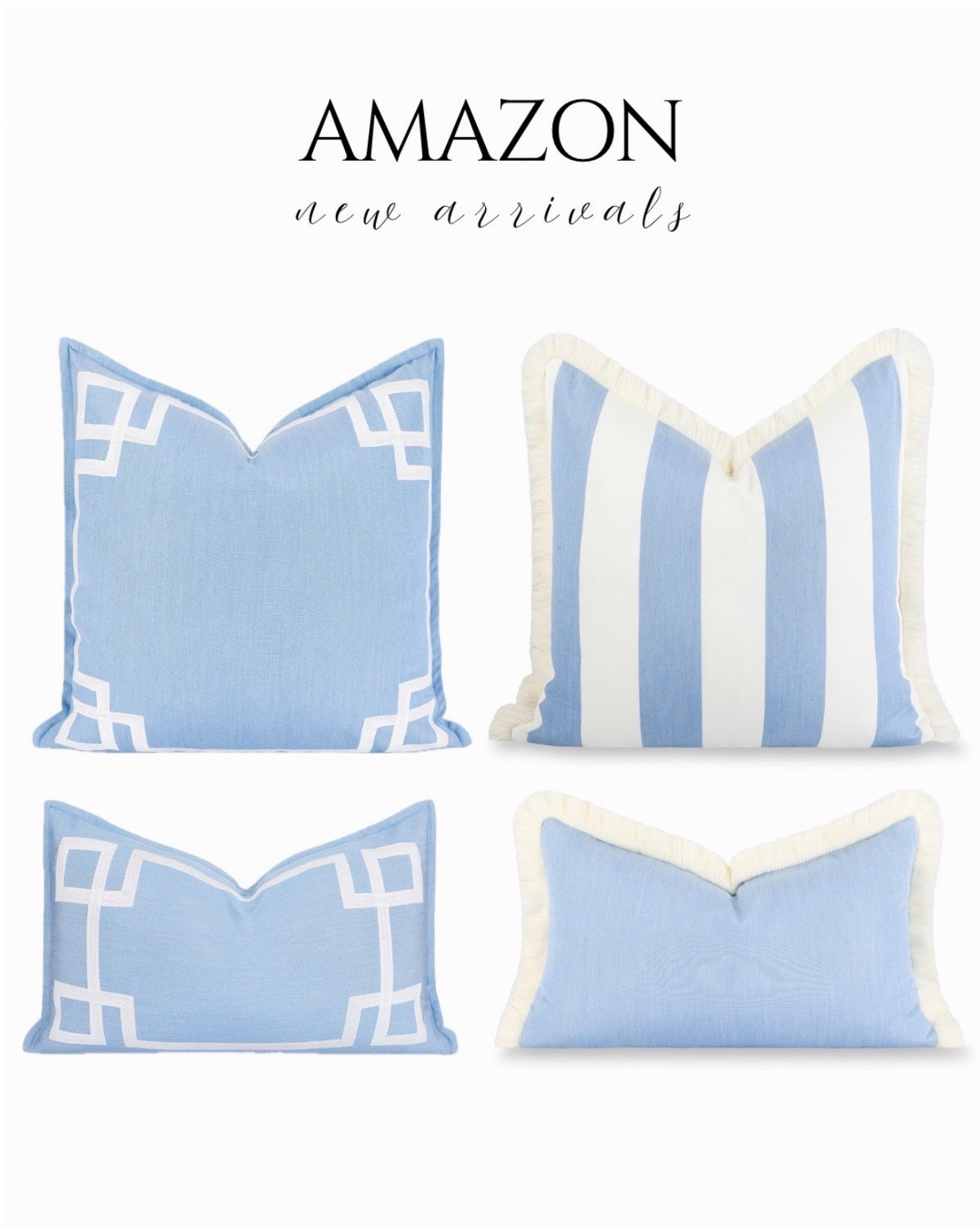 Amazon pillow covers - indoor and outdoor! 
