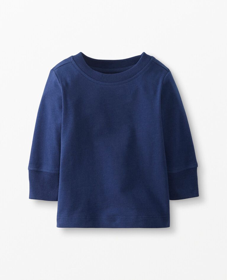 Baby Sueded Jersey Layering Tee | Hanna Andersson