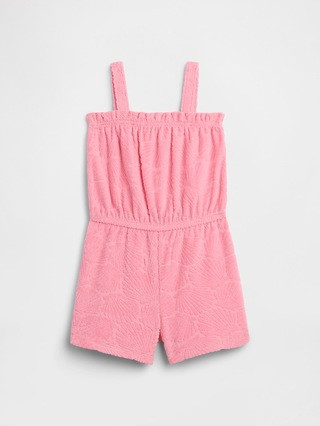 babyGap Towel Terry Romper | Gap Factory