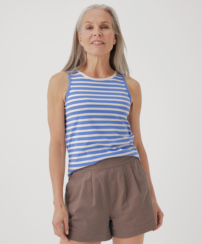 Women’s Softspun High Neck Tank made with Organic Cotton | Pact | Pact Apparel
