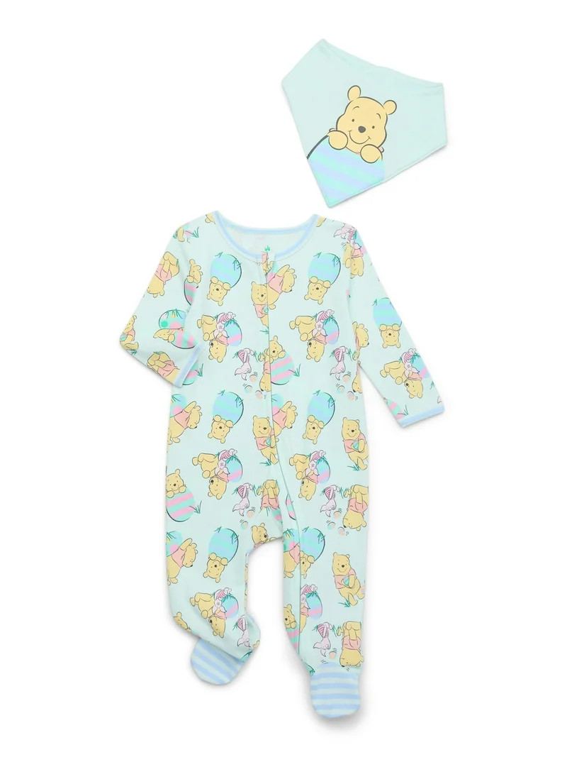 Winnie the Pooh Baby Easter Layette Gift Set, 2-Piece, Sizes Newborn-6/9 Months | Walmart (US)