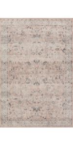 Loloi II Hathaway Collection HTH-04 Beige/Multi, Traditional 9'-0" x 12'-0" Area Rug | Amazon (US)