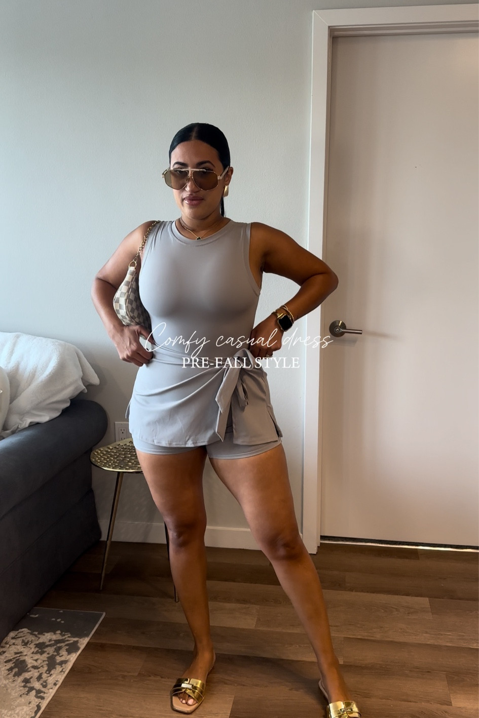 Casual dress style for Pre-fall 👟🤍

Sporty dress 
Tennis dress
Fall style 
Casual outfitt

#LTKActive #LTKStyleTip