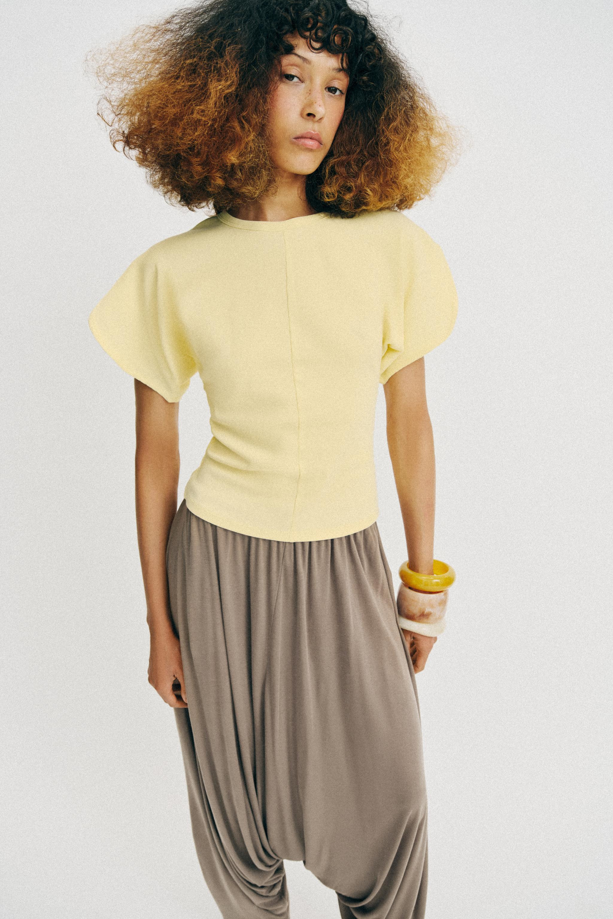 BALLOON SLEEVE TOP | Zara US