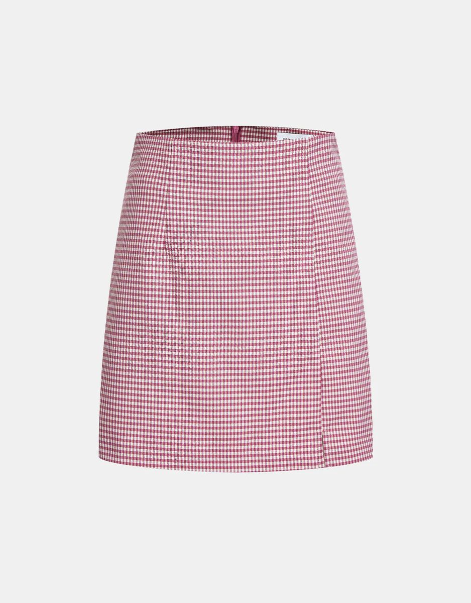 Plaid Pattern A-Line Skirt | Urban Revivo