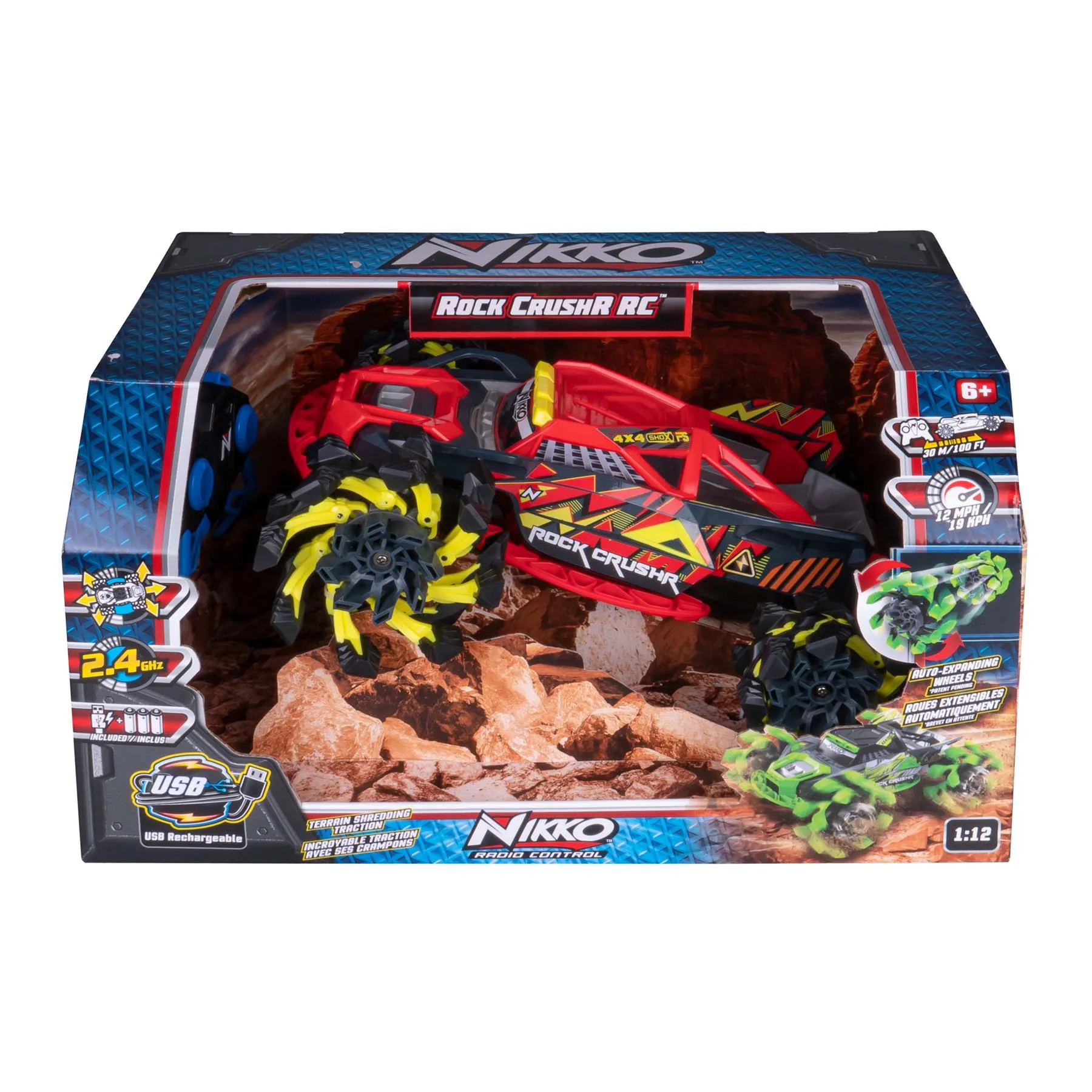 Toy Vehicles | Rock Crush R R/C - Red Lightning | Nikko | Debenhams UK
