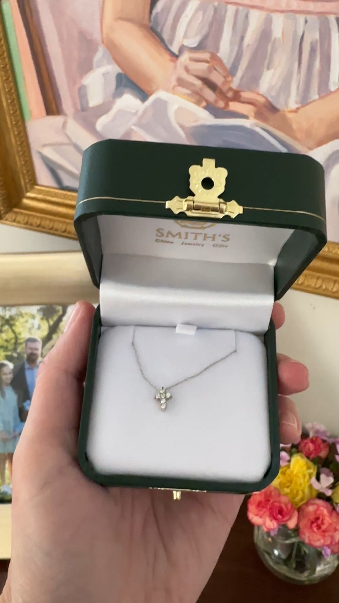 Diamond cross necklace. Keepsake gifts.

#LTKHoliday #LTKGiftGuide