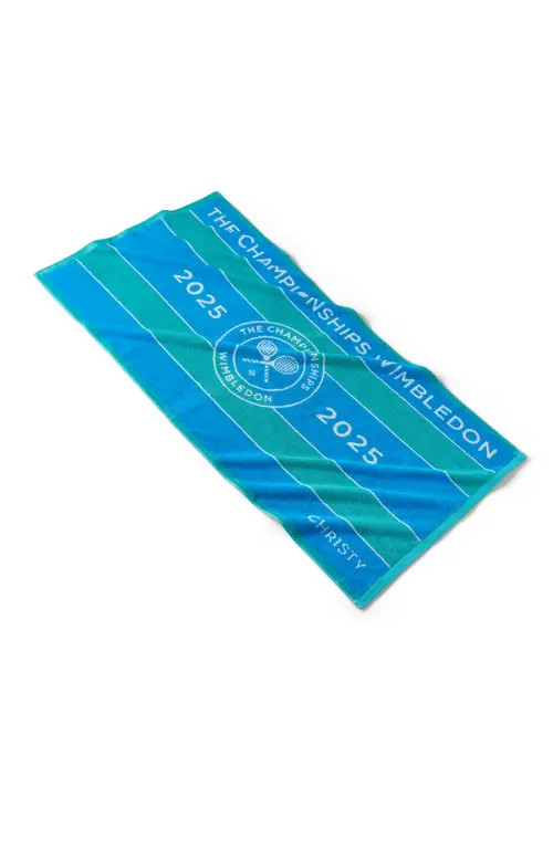 CHRISTY Wimbledon Iconic Championship Towels in Aqua & Sky Blue at Nordstrom | Nordstrom